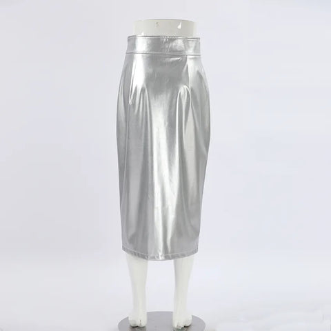 New Fashion Split High Waist Straight Skirt CODE: KAR2542