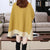 New Autumn And Winter Turtleneck Stripe Loose Knitted Pullover CODE: KAR2544