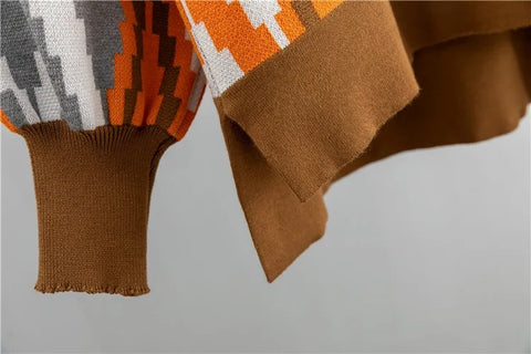 New Knitted Turtleneck Sweater +  Pullover Loose Pants 2 piece Set CODE: KAR2563