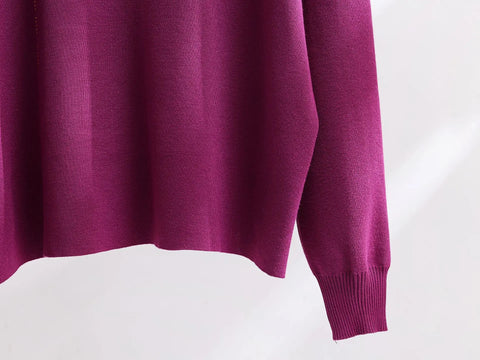 Autumn Winter Thickened Oversized Loose Long Sleeved Two-piece Set CODE: KAR2565