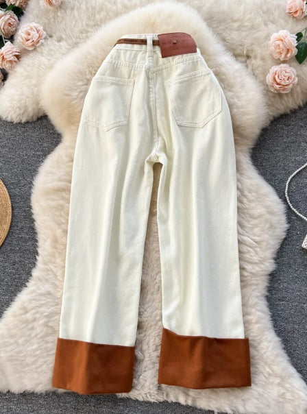 New Autumn High Waist Wide Leg Full Length Pant CODE: KAR2569