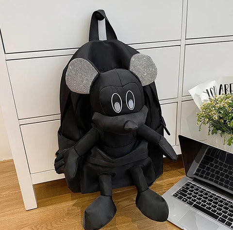 New Fashion Disney Mickey Mouse Doll Backpack Large-capacity Mickey Mouse Bag CODE: KAR2586