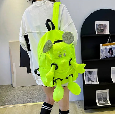 New Fashion Disney Mickey Mouse Doll Backpack Large-capacity Mickey Mouse Bag CODE: KAR2586