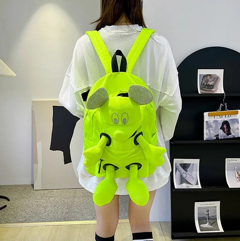 New Fashion Disney Mickey Mouse Doll Backpack Large-capacity Mickey Mouse Bag CODE: KAR2586