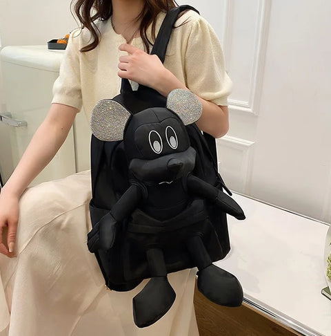 New Fashion Disney Mickey Mouse Doll Backpack Large-capacity Mickey Mouse Bag CODE: KAR2586