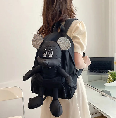 New Fashion Disney Mickey Mouse Doll Backpack Large-capacity Mickey Mouse Bag CODE: KAR2586