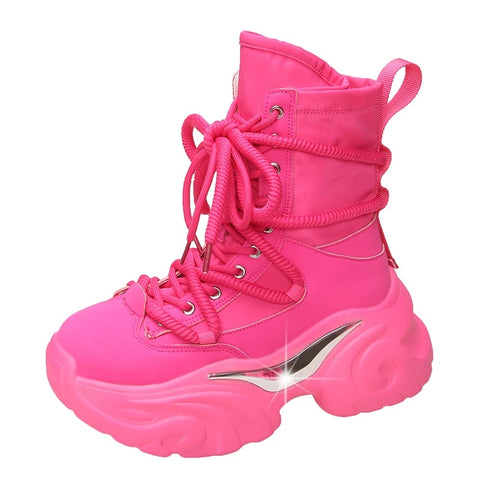 Autumn Chunky High Platform Breathable Sneaker Shoe CODE: KAR2595