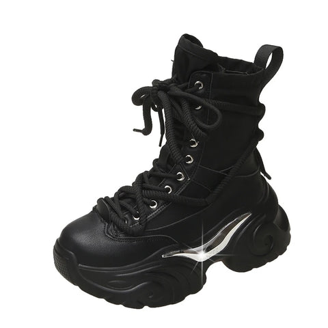 Autumn Chunky High Platform Breathable Sneaker Shoe CODE: KAR2595