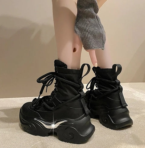 Autumn Chunky High Platform Breathable Sneaker Shoe CODE: KAR2595
