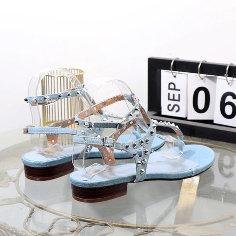 New fashion comfortable Pinch toe rome flat sandal CODE: KAR2606