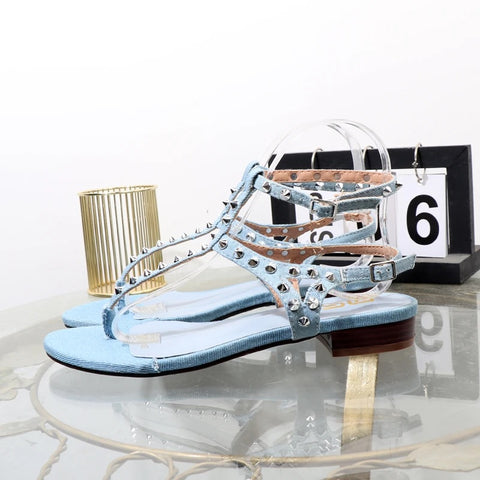 New fashion comfortable Pinch toe rome flat sandal CODE: KAR2606