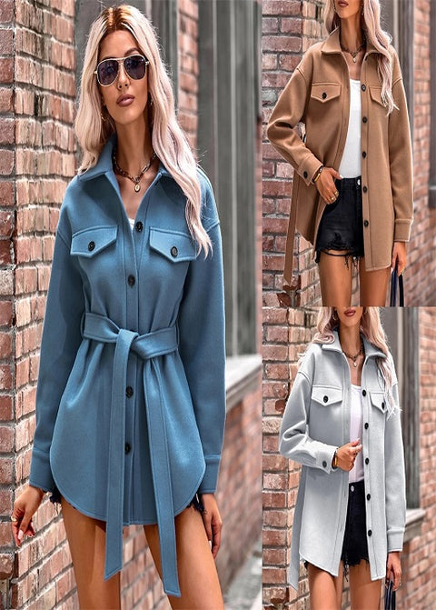 Autumn Winter Vintage Stylish Pockets Oversized Casual Jacket CODE: KAR2613
