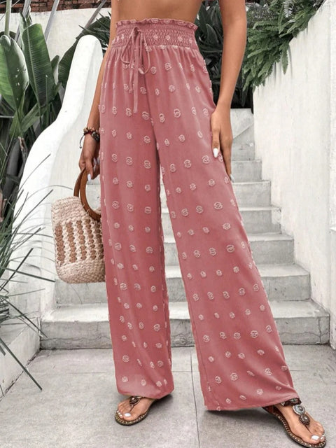 New Autumn Fashion High Waist Casual Wide Leg Chiffon Long Pant CODE: KAR2614