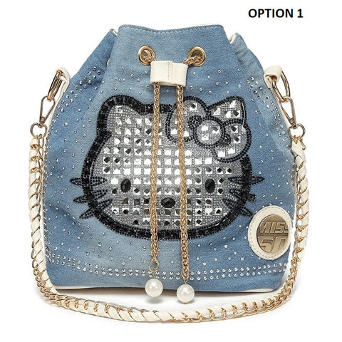 New Fashion Hello Kitty Diamonds Rhinestone Chain Crossbody Handbag CODE: KAR2623