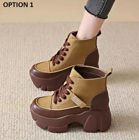 New Thick Bottom Comfortable Mid Calf Shoe CODE: KAR2629