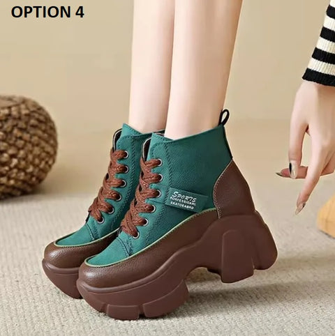 New Thick Bottom Comfortable Mid Calf Shoe CODE: KAR2629