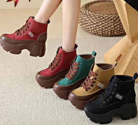 New Thick Bottom Comfortable Mid Calf Shoe CODE: KAR2629