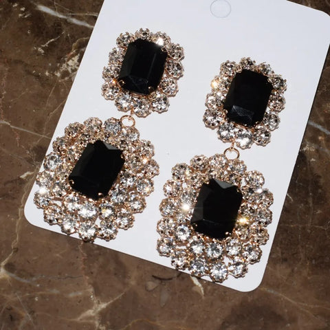 New Fashion Arrival Crystal Big Drop Dangle Earring CODE: KAR2637