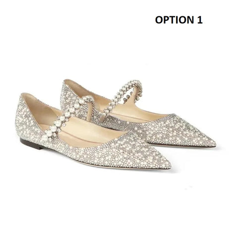 New Luxury Elegant Rhinestone Pumps Pointed Toe High Heel CODE: KAR2661