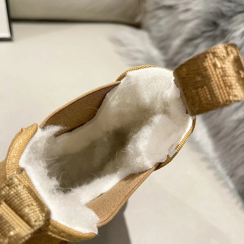 New Plush Warm Slip-On Platform Ankle Boot SIZE: 40 CODE: READY1354