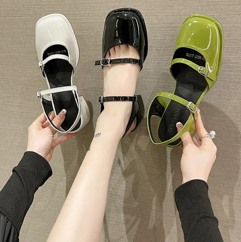 New Casual Elegant Non-slip Design Hollow Sandal Shoe CODE: KAR2664