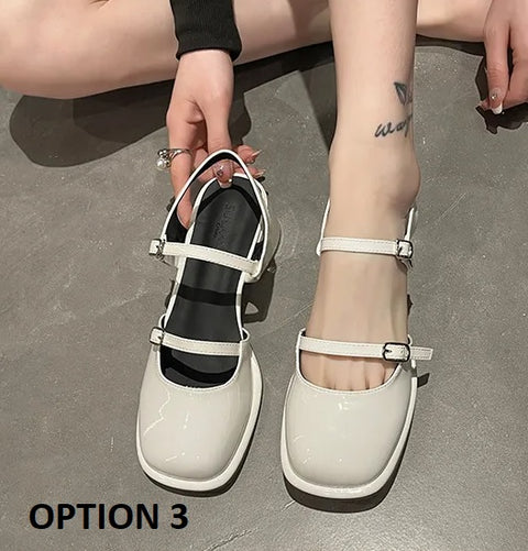 New Casual Elegant Non-slip Design Hollow Sandal Shoe CODE: KAR2664