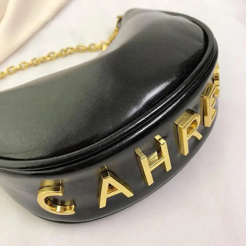 New Summer Fashion Luxury Designer Mini Saddle Chain Crossbody Bag CODE: KAR2669