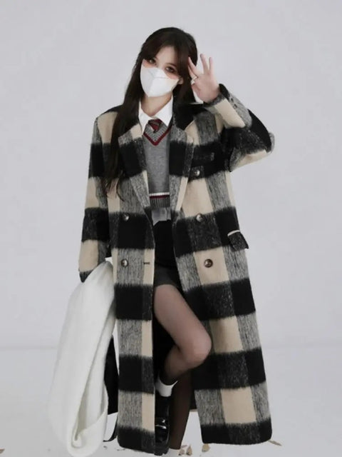 New Casual Elegant Turn Down Collar Thicken Warm Outerwear CODE: KAR2672