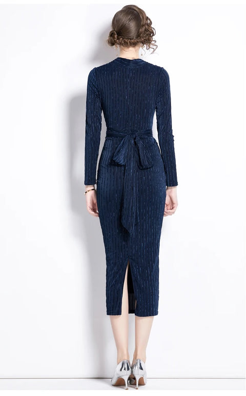 New Fashion Elegant Bodycon Midi  Dress CODE: KAR2675
