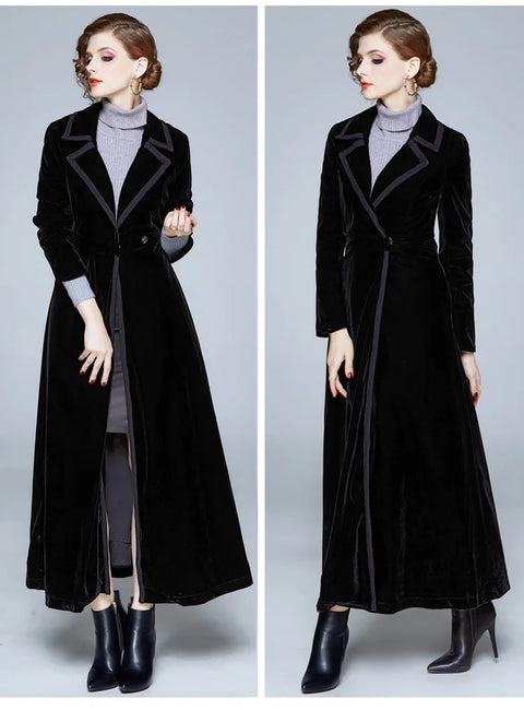 New Autumn Winter Long Trench Outerwear CODE: KAR2677