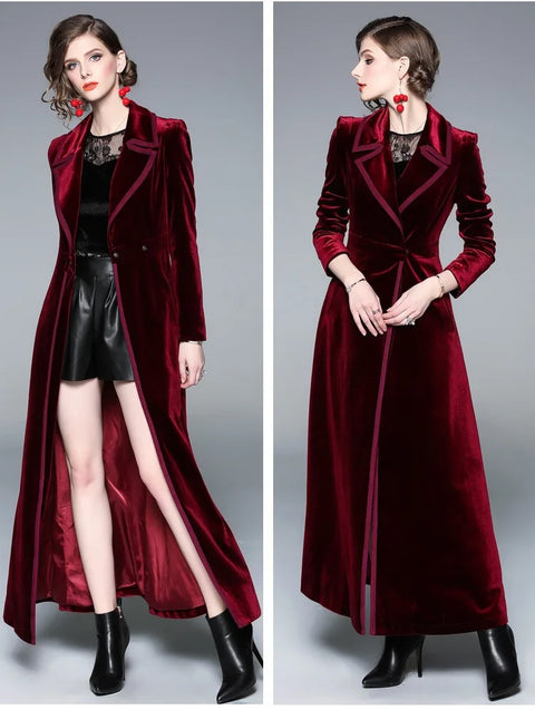 New Autumn Winter Long Trench Outerwear CODE: KAR2677