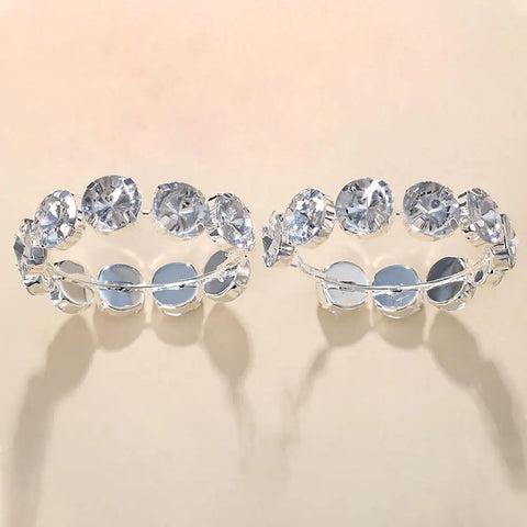 New Rhinestone Hoop Fashion Crystal Hot Selling Big Earring CODE: KAR2682