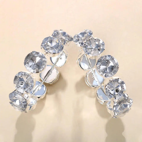 New Rhinestone Hoop Fashion Crystal Hot Selling Big Earring CODE: KAR2682