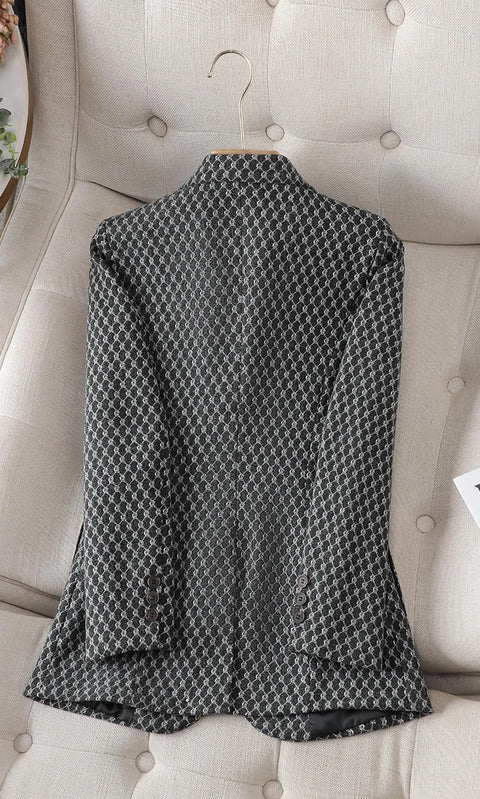 New Arrival Autumn Winter Casual Long Sleeve Single Button Slim Jacket CODE: KAR2683