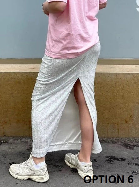 New Fashion Casual Shiny Sequins Wrap High Waist Back Slit Bodycon Pencil Skirt CODE: KAR2684