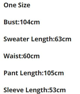 New Elegant Knitted Suit Knit Sweater Pant Matching 2 Piece Winter Set CODE: KAR2686