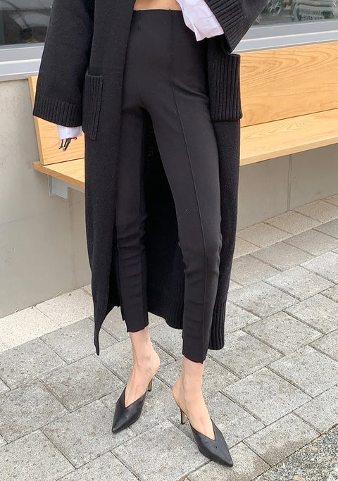 New Autumn Winter Fashion Turtleneck Long Sleeve Knitted High Split Dress CODE: KAR2687