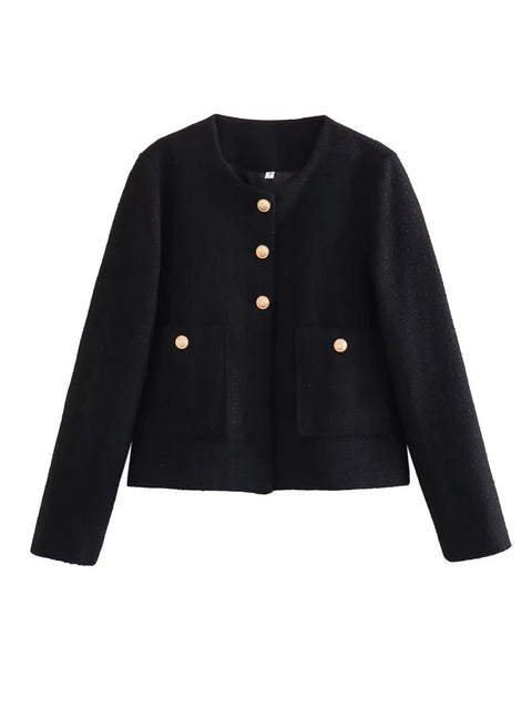 New Autumn Loose Pocket Long Sleeve Jacket  CODE: KAR2693