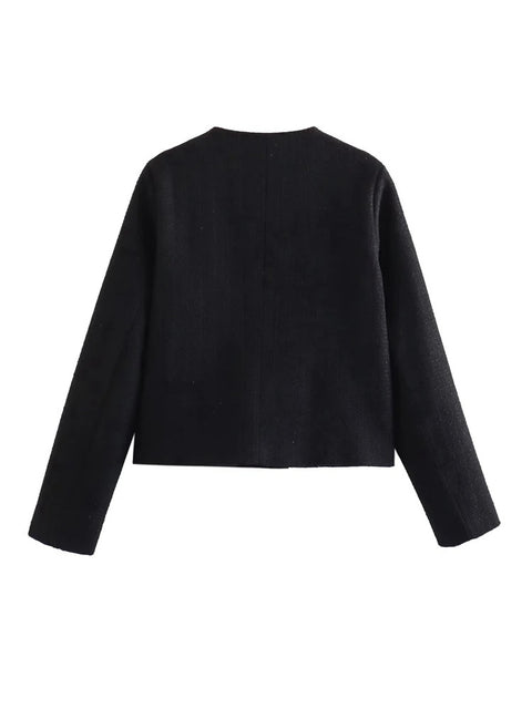 New Autumn Loose Pocket Long Sleeve Jacket  CODE: KAR2693