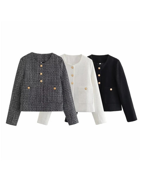 New Autumn Loose Pocket Long Sleeve Jacket  CODE: KAR2693