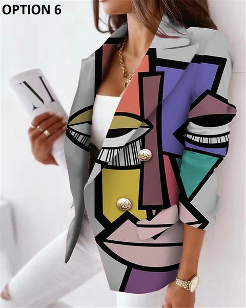 New Fashion Elegance Long Sleeve Welt Pocket Double Breasted Outerwear CODE: KAR2698