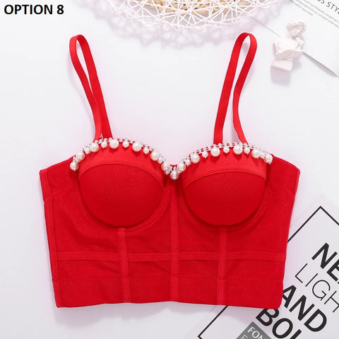 New Fashion Sexy Push Up Bralet Cropped Top CODE: KAR2702