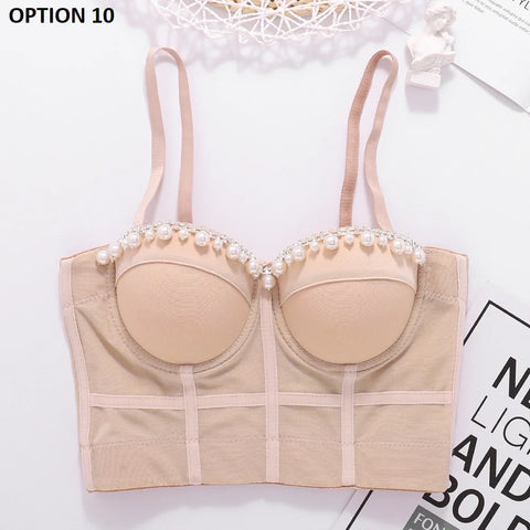 New Fashion Sexy Push Up Bralet Cropped Top CODE: KAR2702