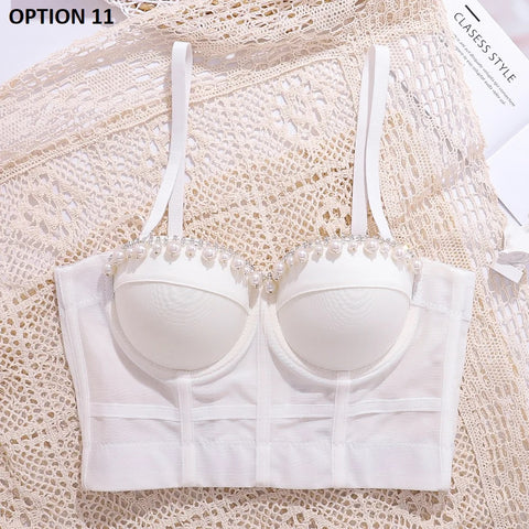 New Fashion Sexy Push Up Bralet Cropped Top CODE: KAR2702