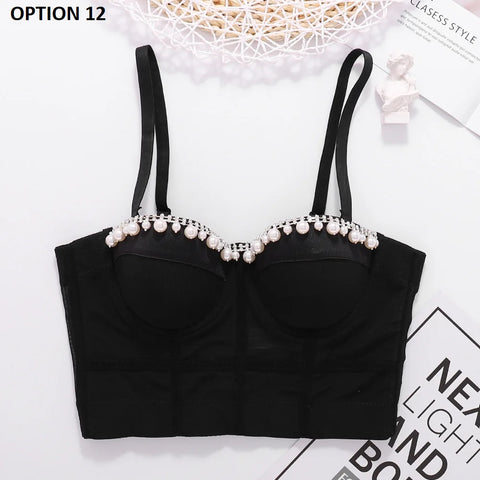 New Fashion Sexy Push Up Bralet Cropped Top CODE: KAR2702