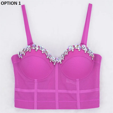 New Fashion Sexy Push Up Bralet Cropped Top CODE: KAR2702