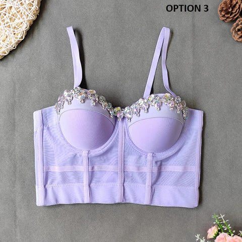 New Fashion Sexy Push Up Bralet Cropped Top CODE: KAR2702