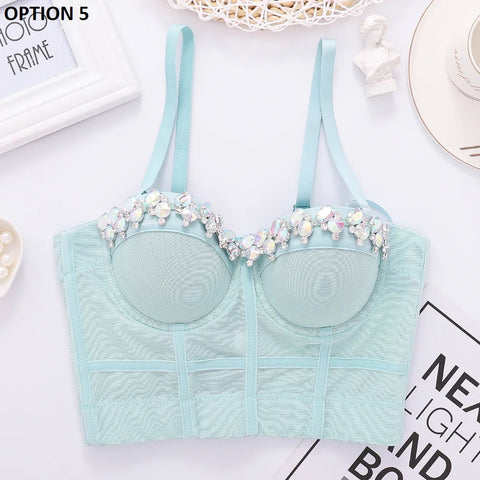 New Fashion Sexy Push Up Bralet Cropped Top CODE: KAR2702
