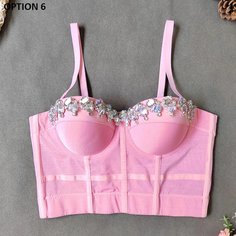 New Fashion Sexy Push Up Bralet Cropped Top CODE: KAR2702