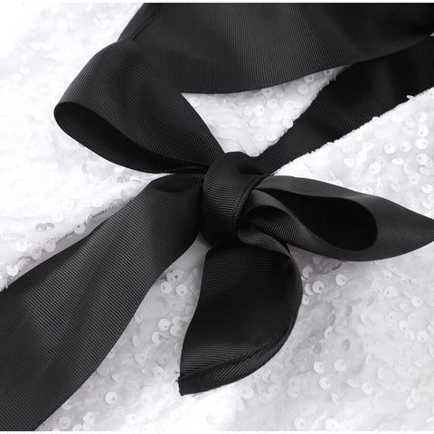 New Tie-front Sequined Outerwear CODE: READY1107